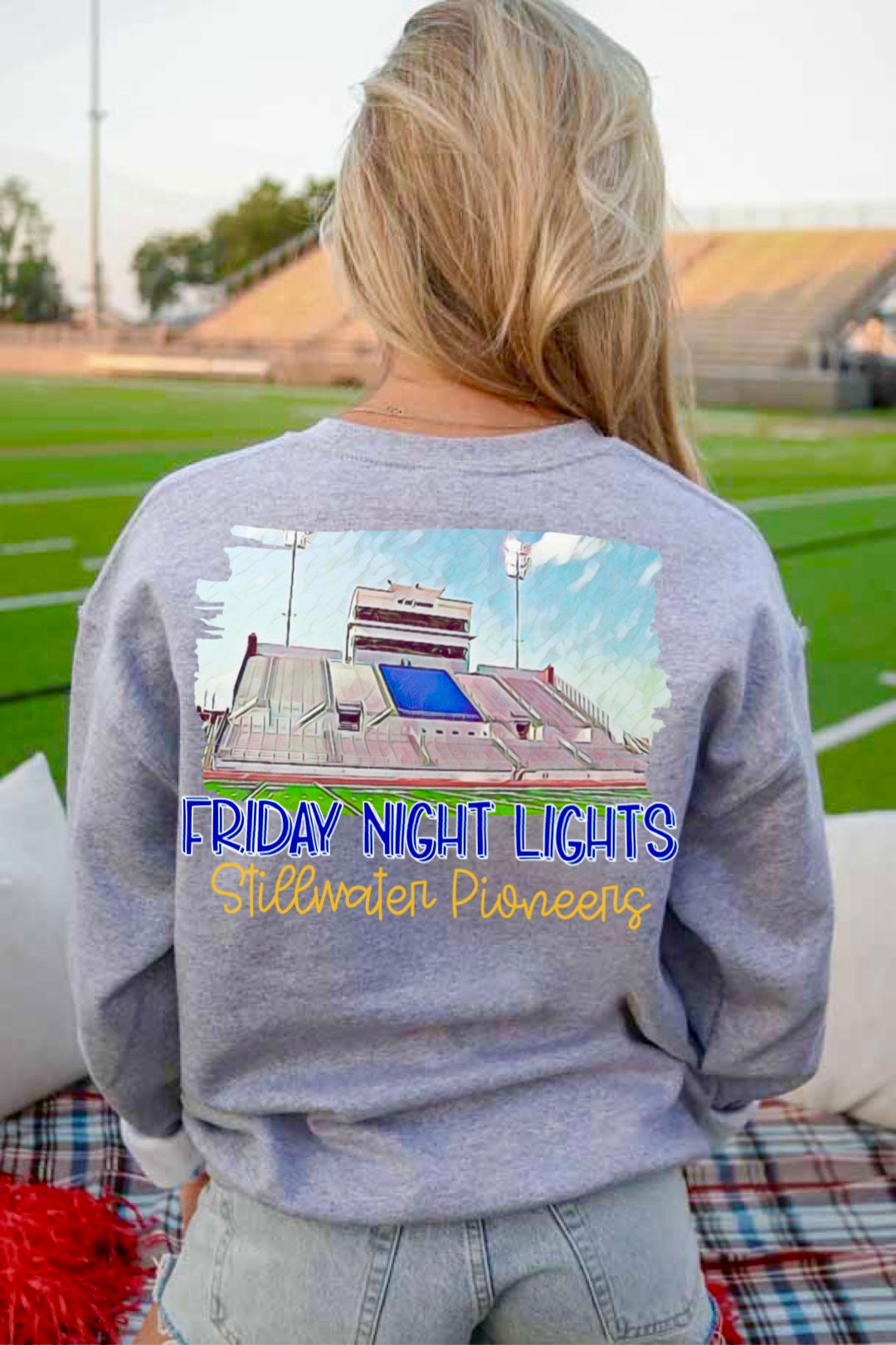 Stillwater Pioneers Watercolor Stadium