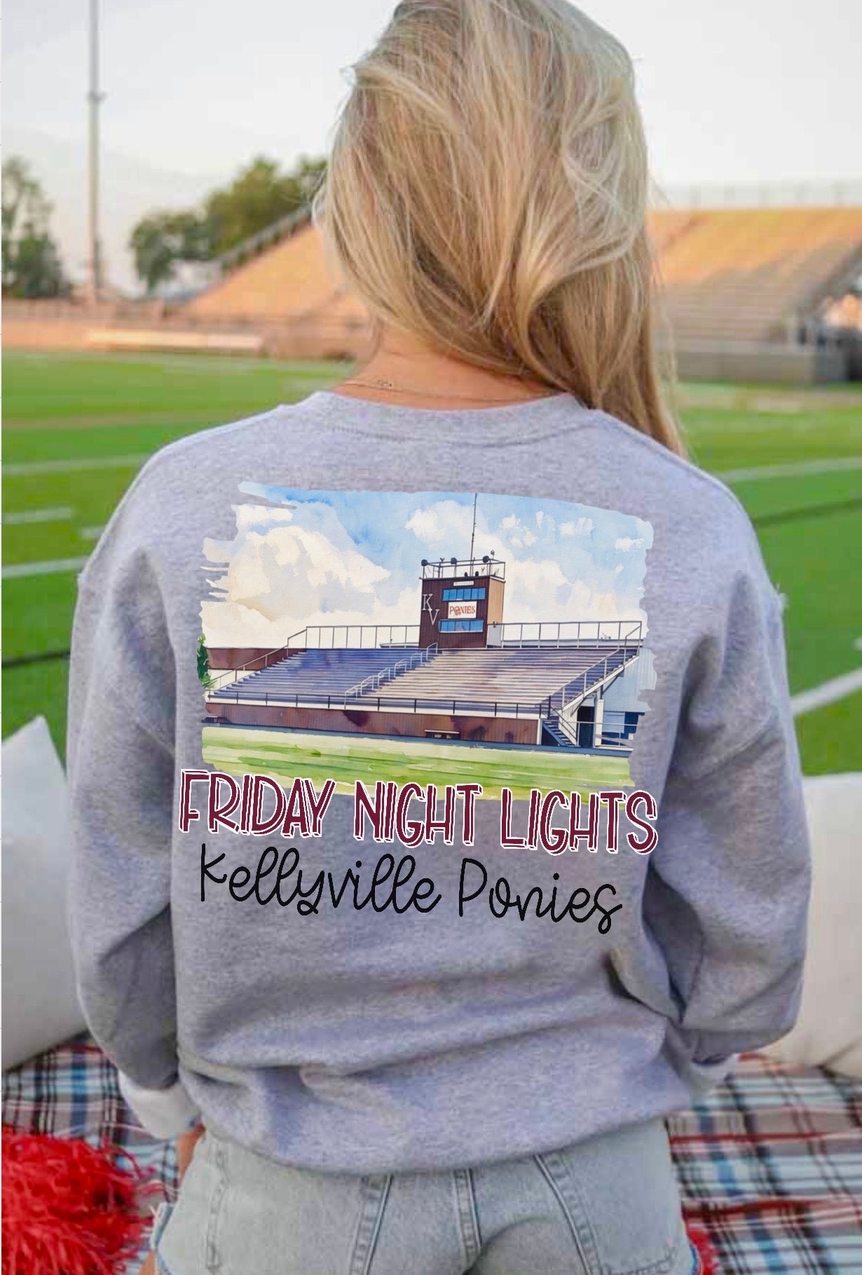 Kellyville Ponies Watercolor Stadium
