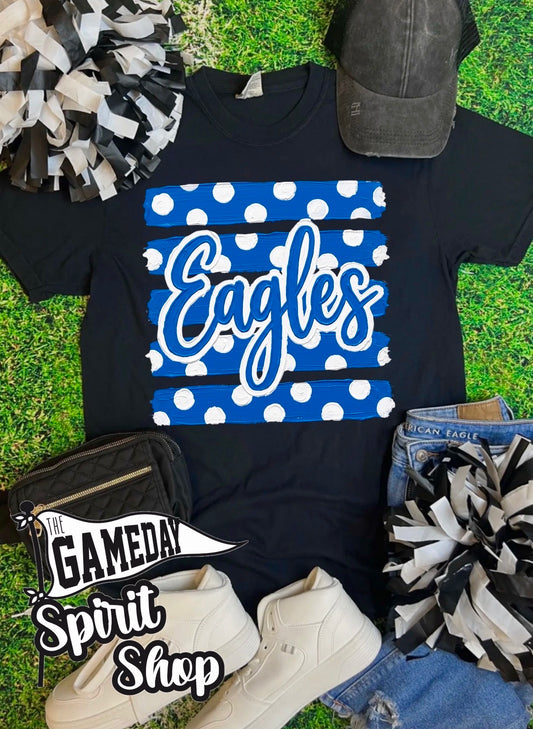 Eagles Polkadot Stripe
