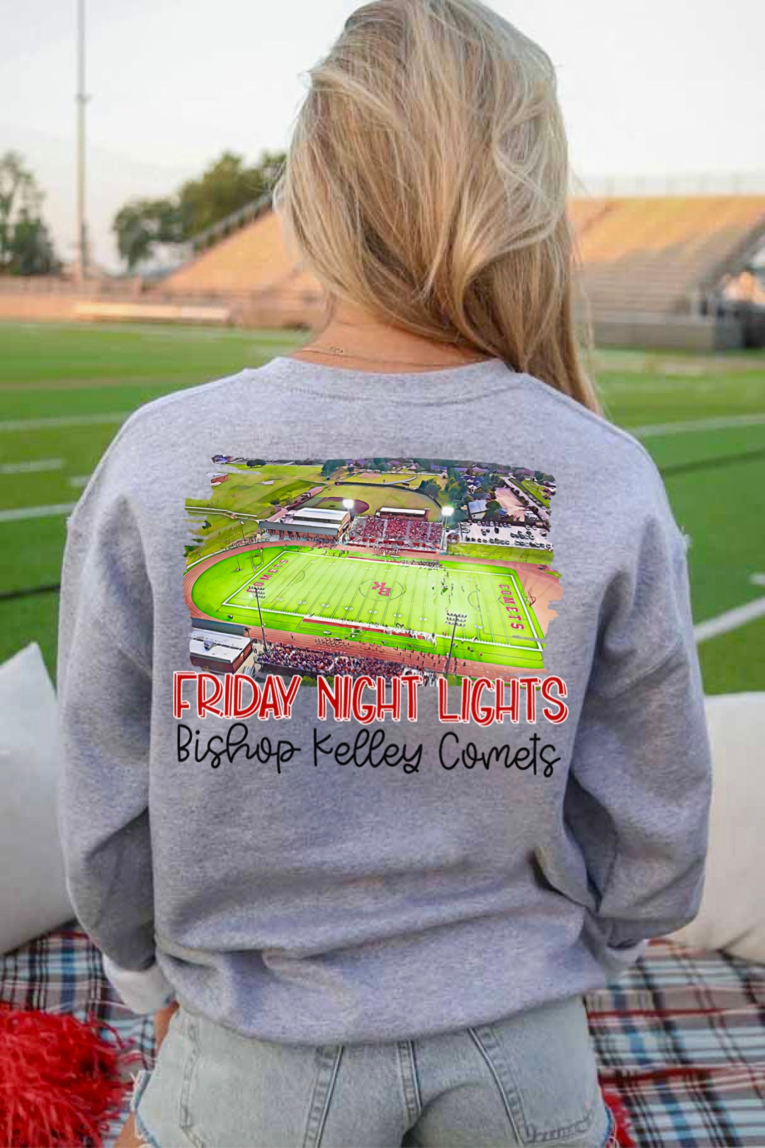 Bishop Kelley Comets Watercolor Stadium