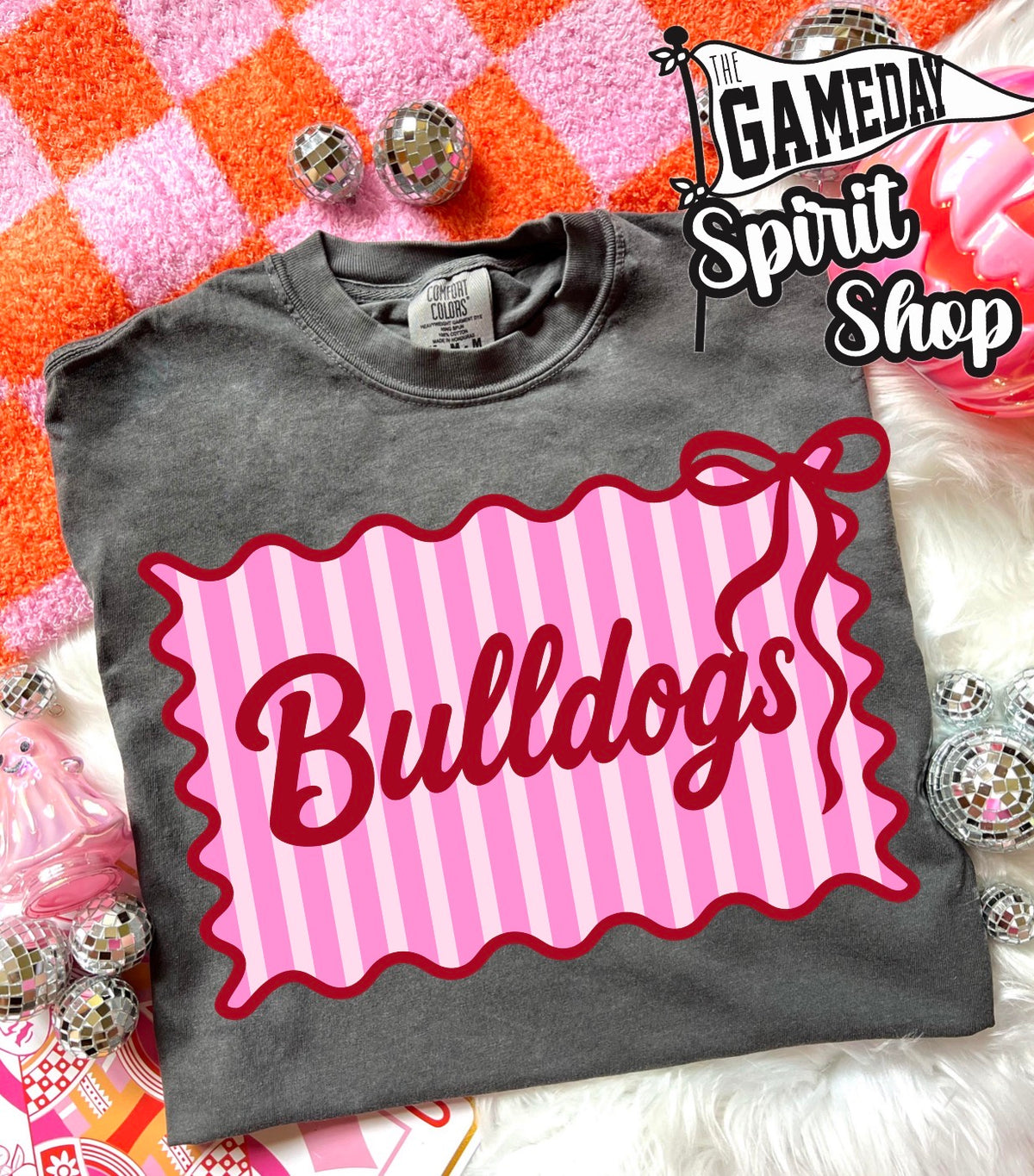 Bulldogs Bow Stripe