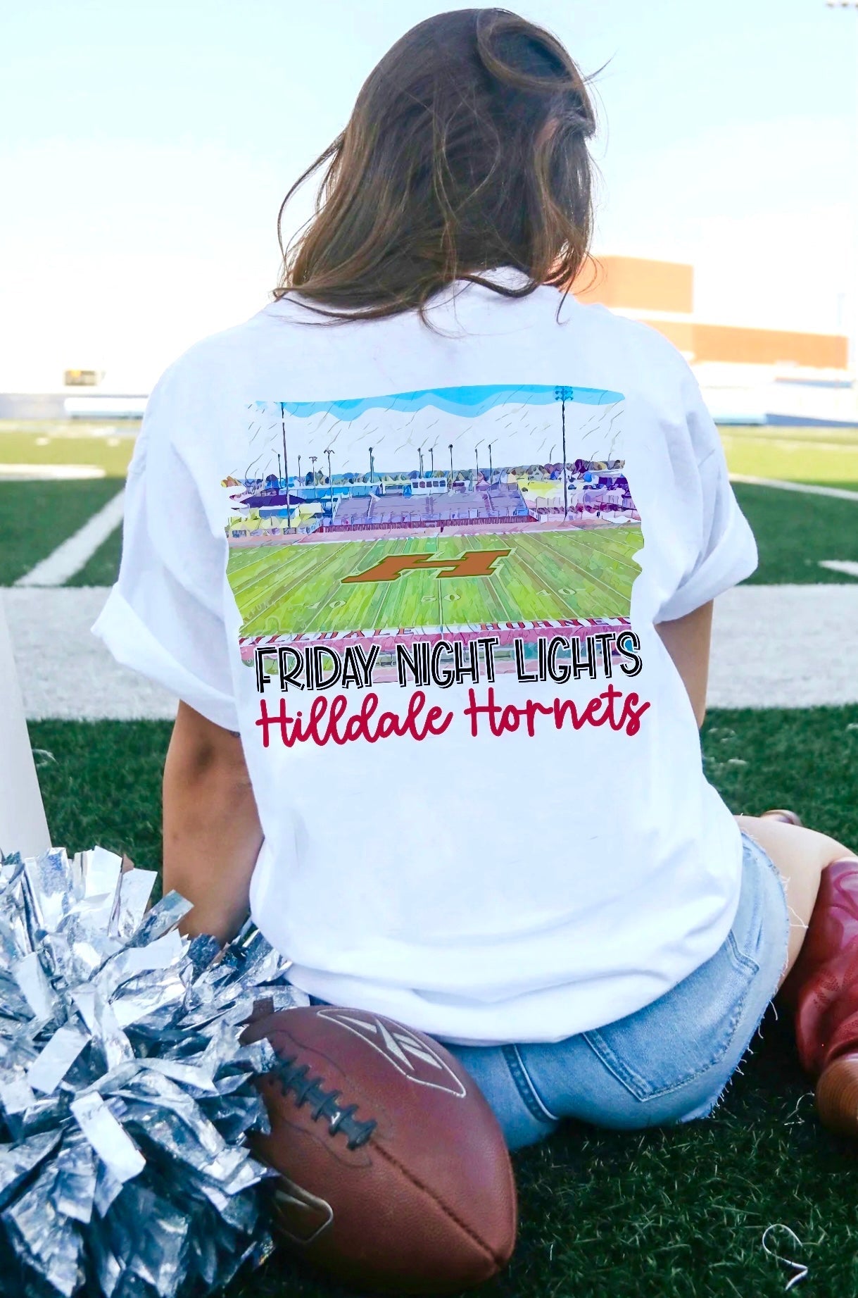 Hilldale Hornets Watercolor Stadium