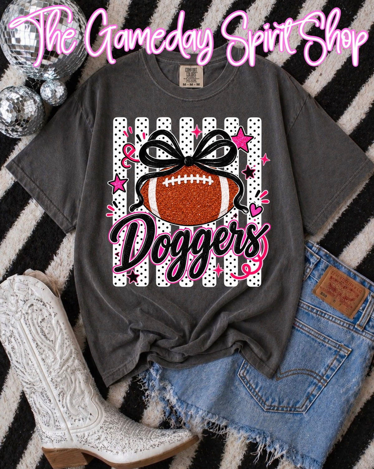 Doggers Football Stripe