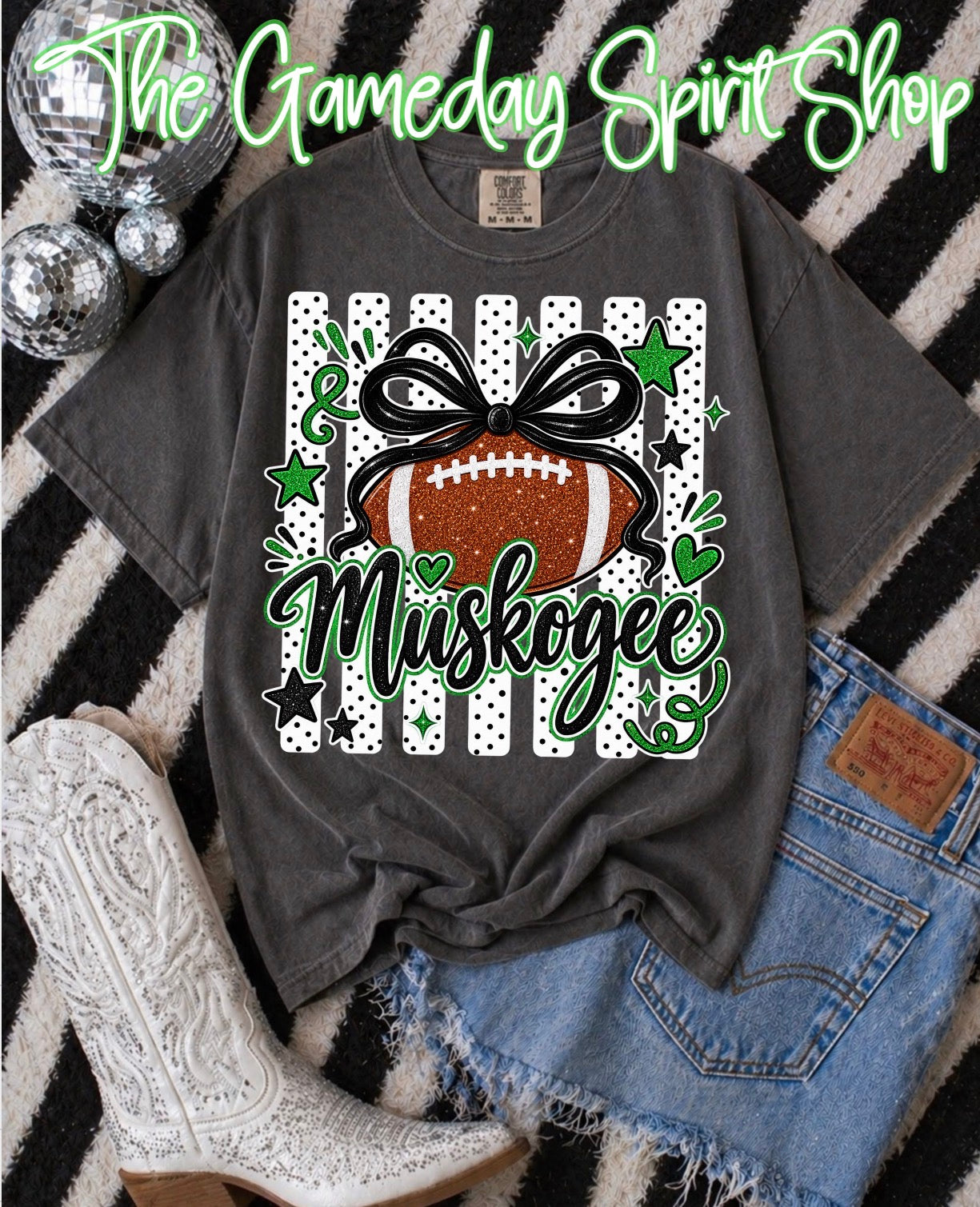 Muskogee Football Stripe