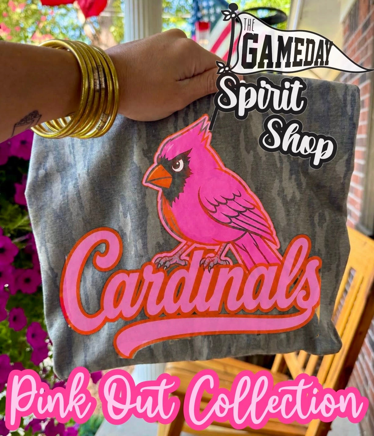 Pink and Orange Cardinals