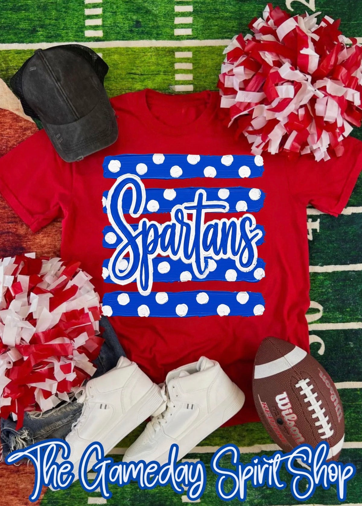 Spartan Polkadot Stripe