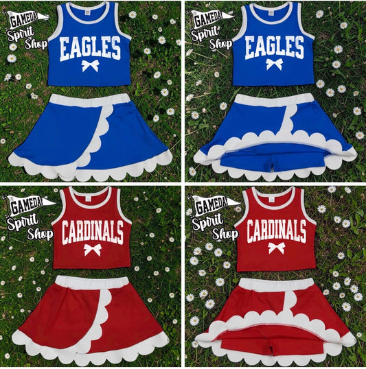Custom Toddler/Youth Cheer Set