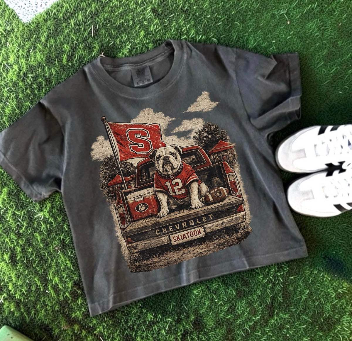 Skiatook Tailgate Club Boxy Crop (2 Colors)