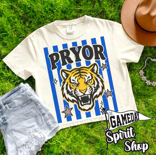 Pryor Stripe Mascot (3 shirt styles)