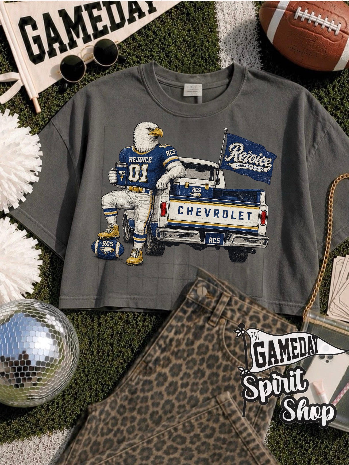 Rejoice Tailgate Club Boxy Crop (2 Colors)