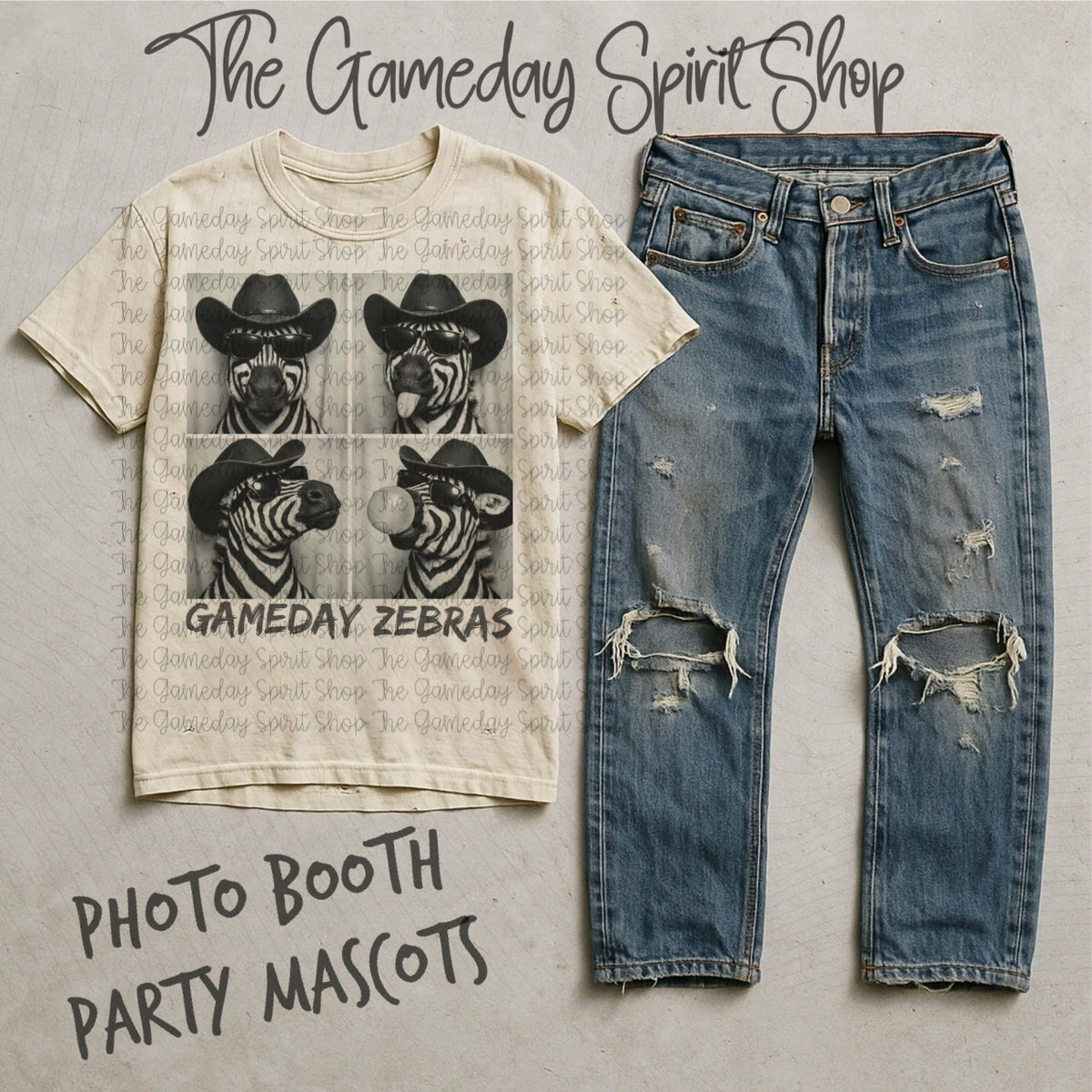 Photo Booth Zebras