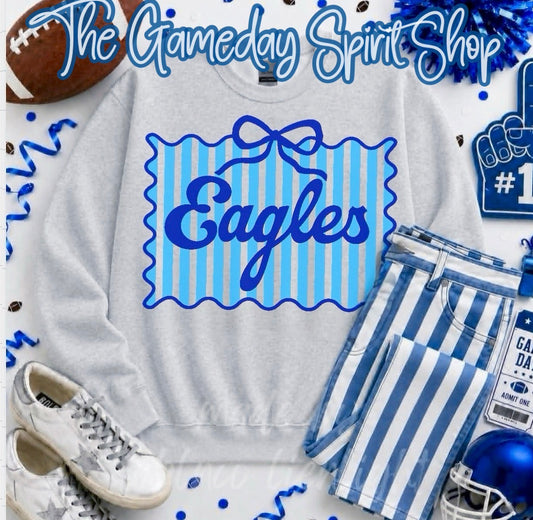 Eagles Bow Stripe