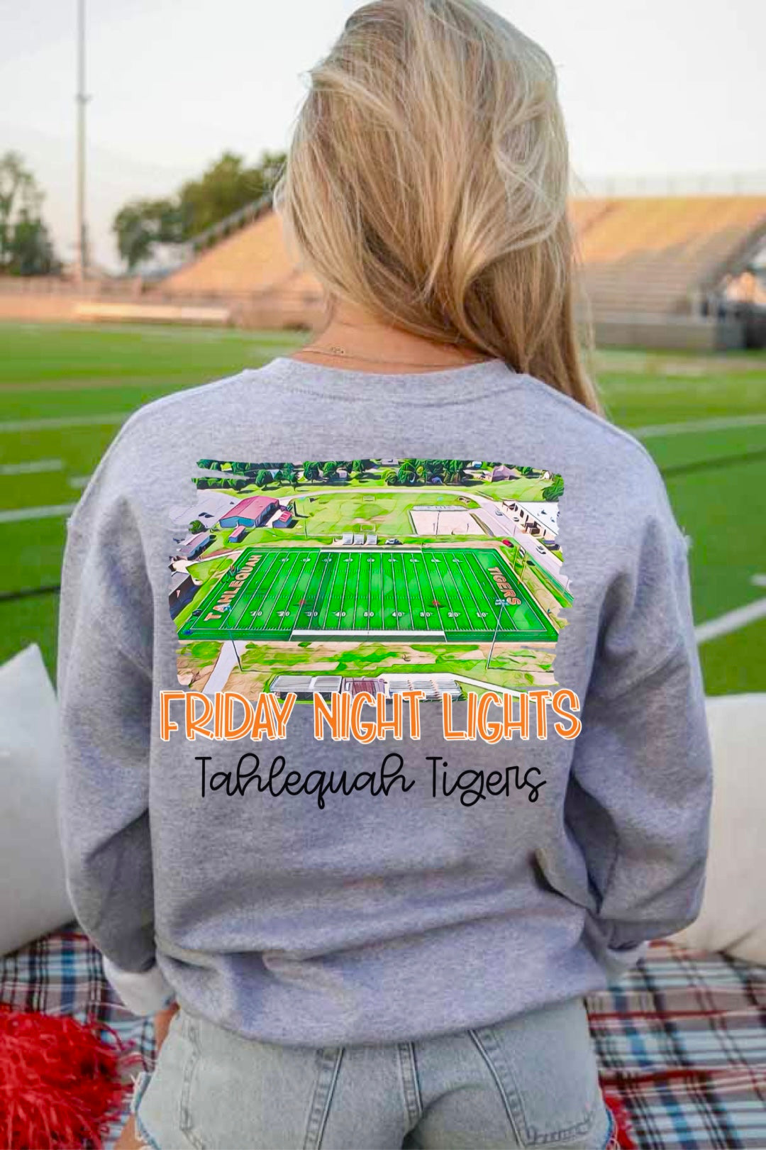 Tahlequah Tigers Watercolor Stadium