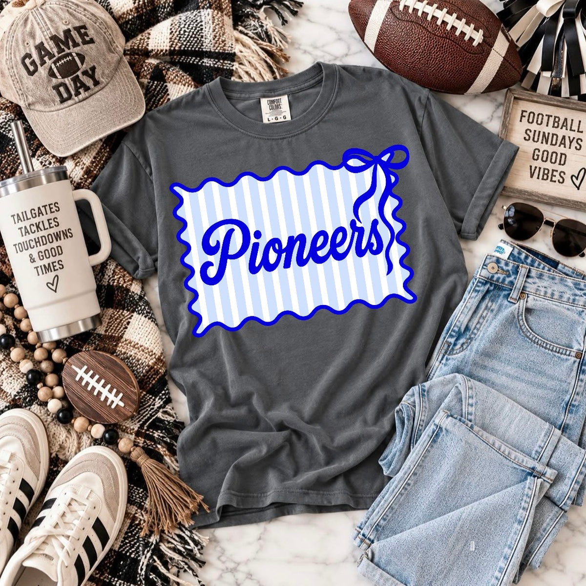 Pioneers Bow Stripe