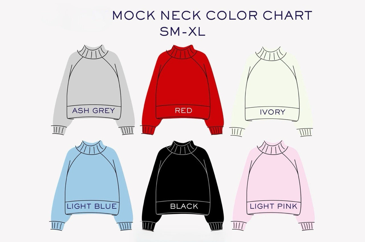 Custom Polkadot Letter Mocknecks