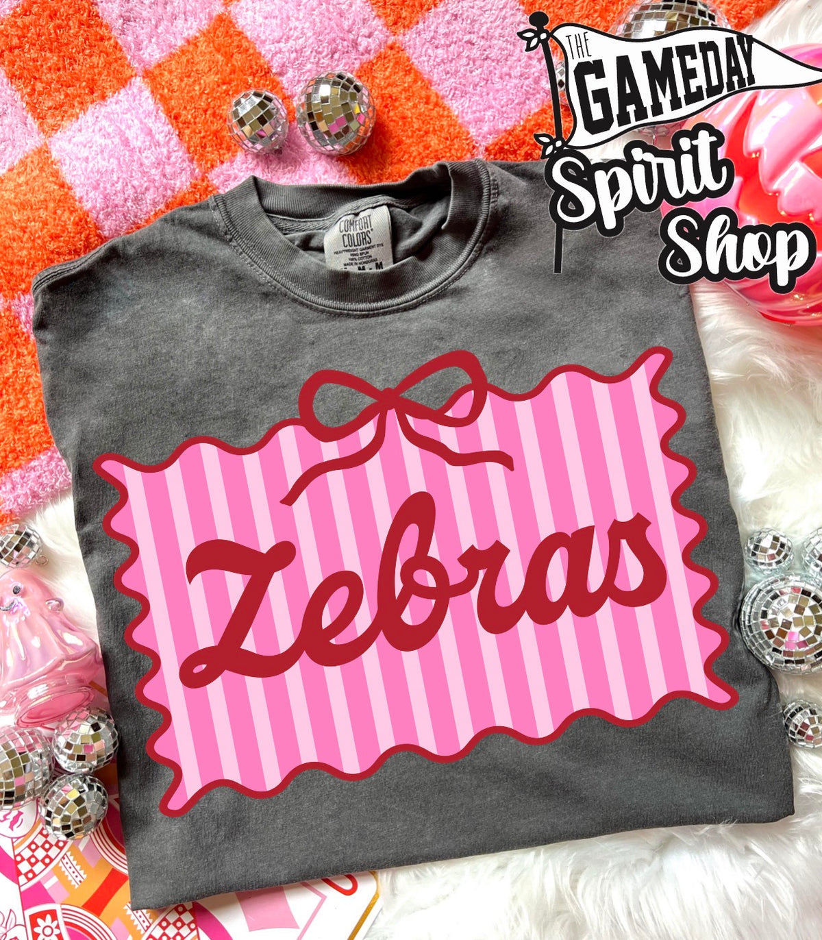Zebra Bow Stripe