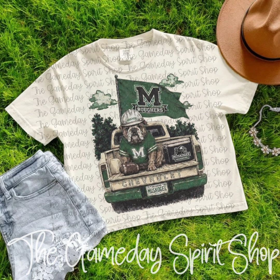 Muskogee Tailgate Club Boxy Crop (2 Colors)