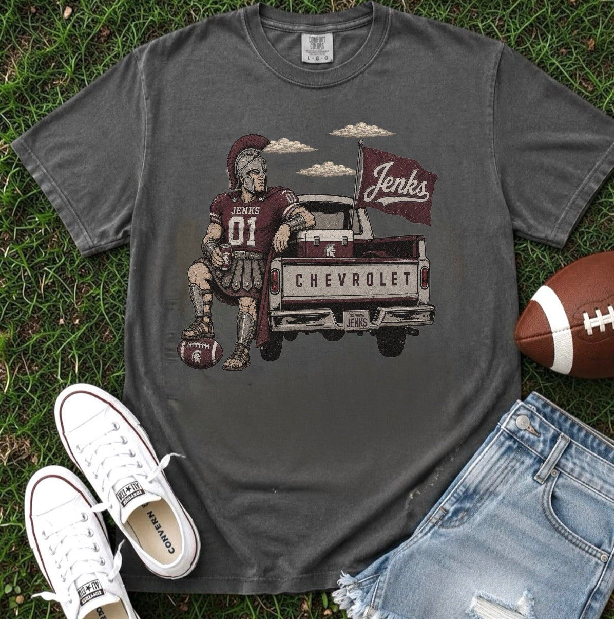 Jenks Tailgate Club Tee (2 Colors)