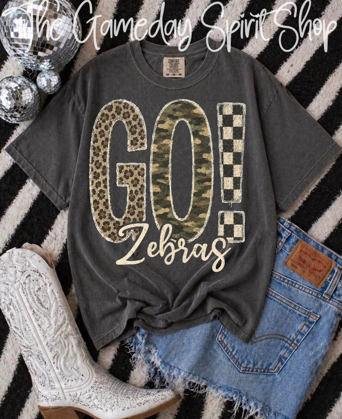Camo Go Zebras (3 shirt styles)