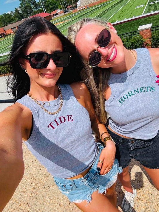 Custom Embroidered Tank (3 tank Styles)