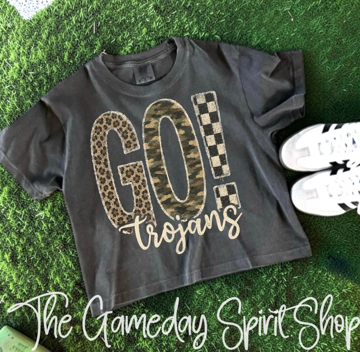 Camo Go Trojans (3 shirt styles)