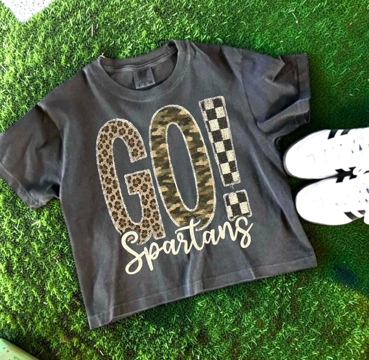 Camo Go Spartans (3 shirt styles)