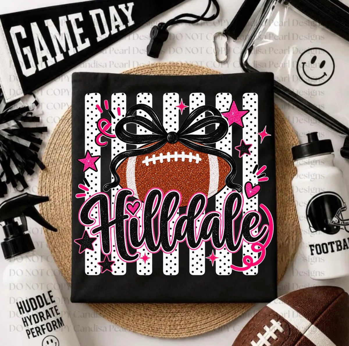 Hilldale Football Stripe