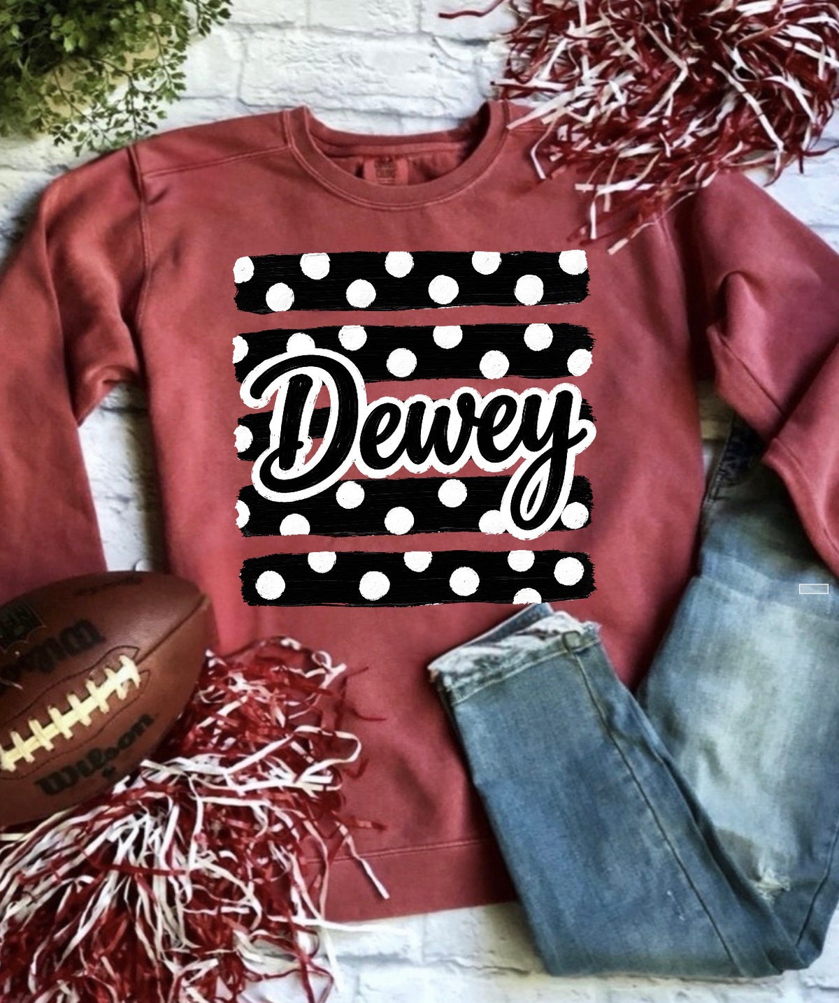 Dewey Polkadot Stripe