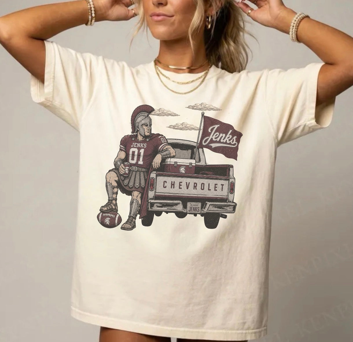 Jenks Tailgate Club Tee (2 Colors)