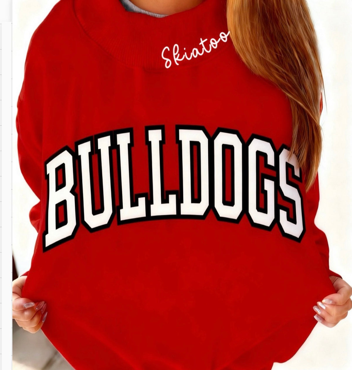 Bulldogs Mock Neck Sweatshirt (Mid-Oct Arrival)
