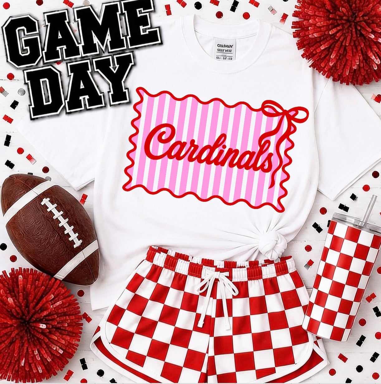 Cardinals Bow Stripe