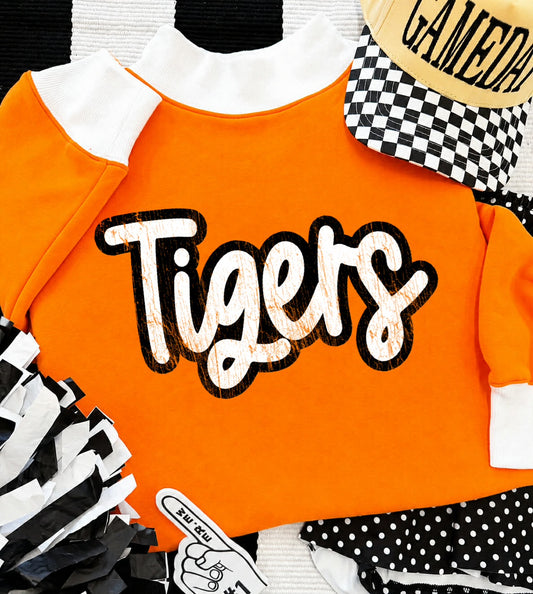 Gameday Orange Mockneck Sweatshirt