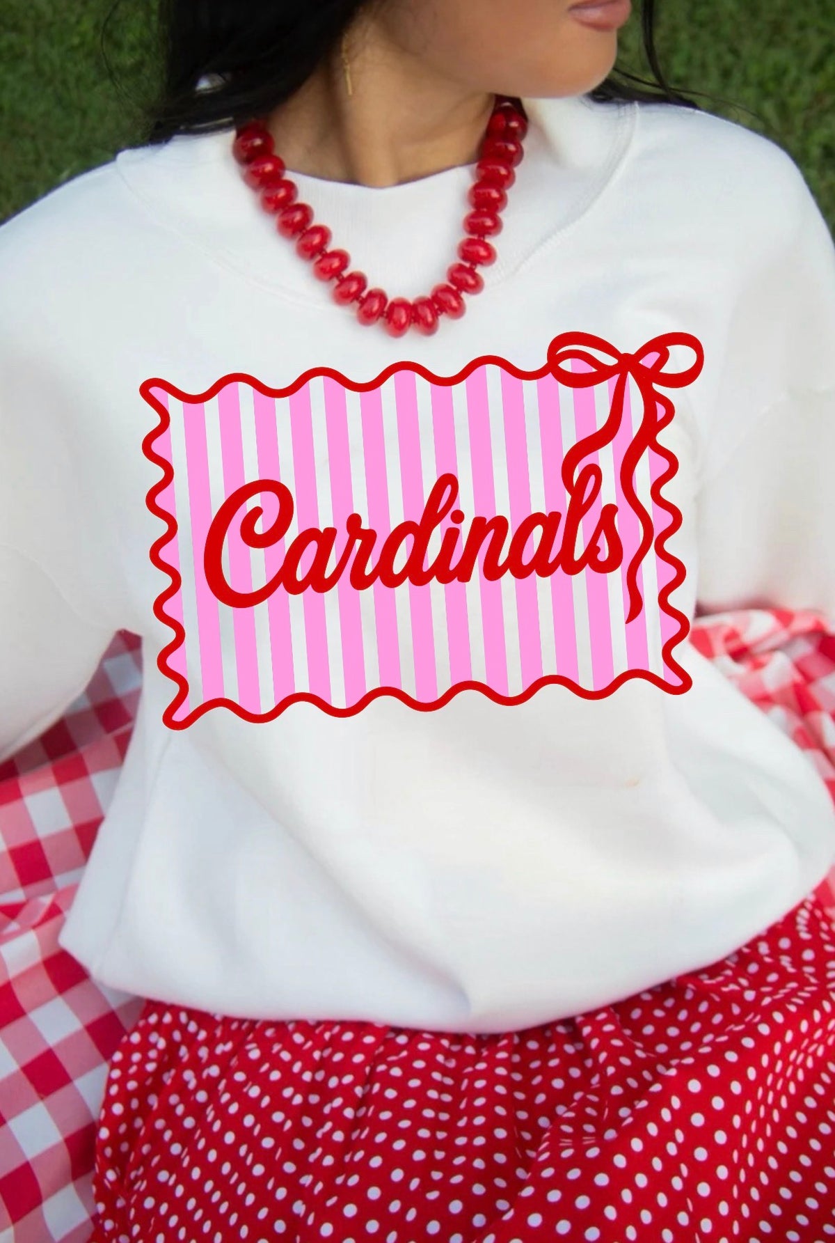 Cardinals Bow Stripe