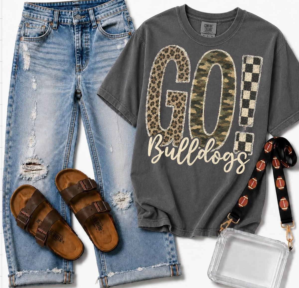 Camo Go Bulldogs (3 shirt styles)