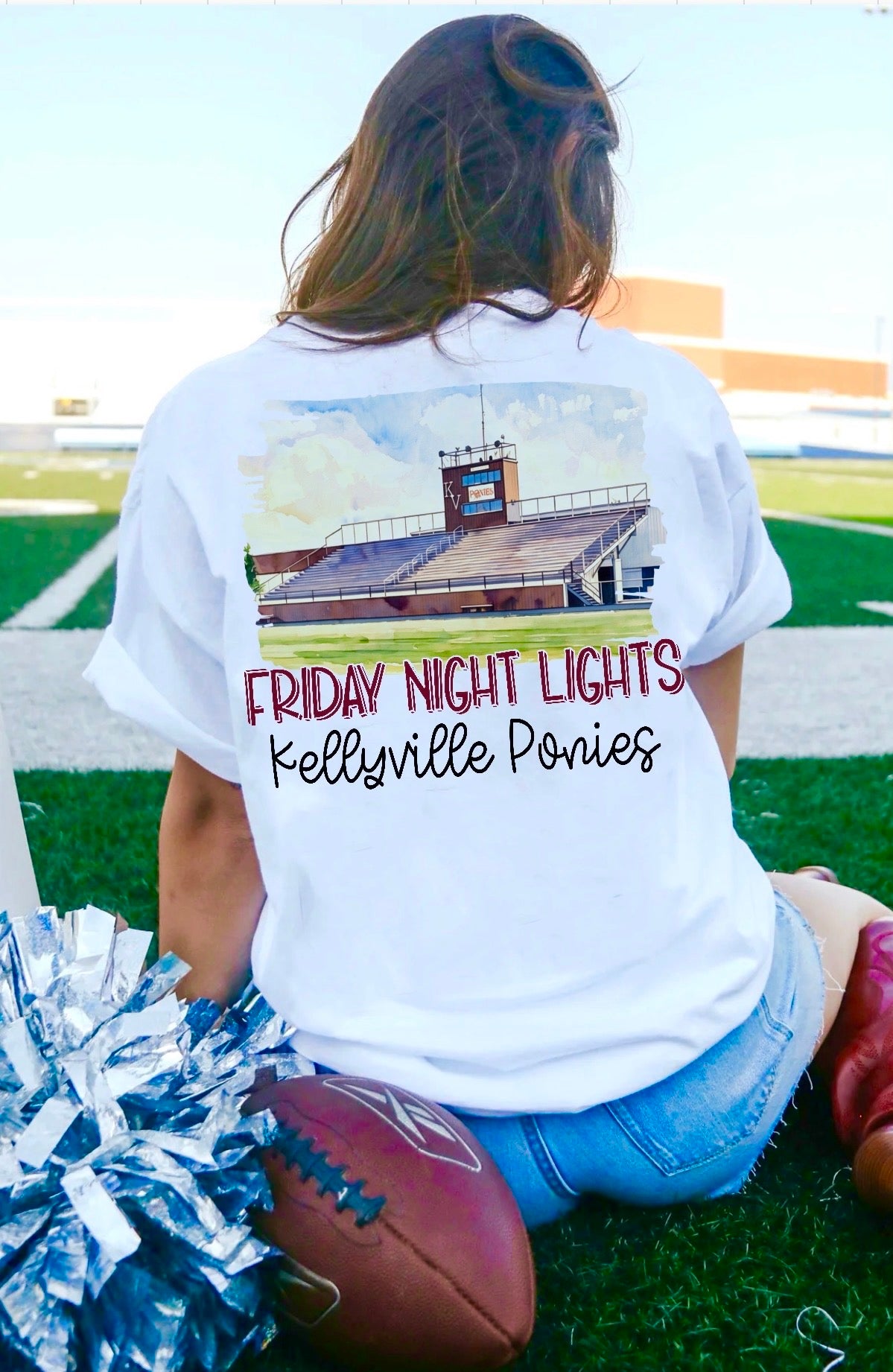 Kellyville Ponies Watercolor Stadium