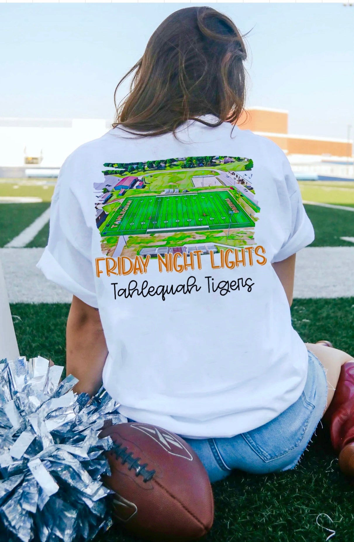 Tahlequah Tigers Watercolor Stadium