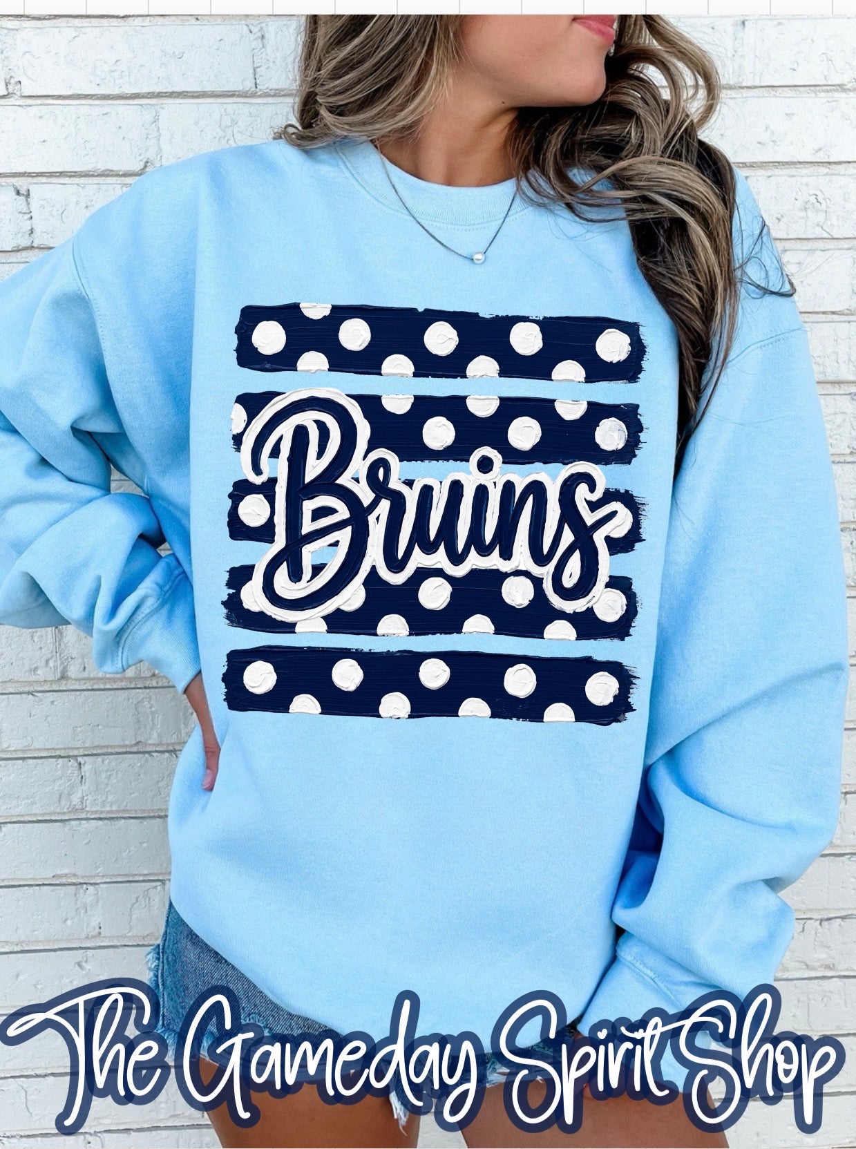 Bruins Polkadot Stripe