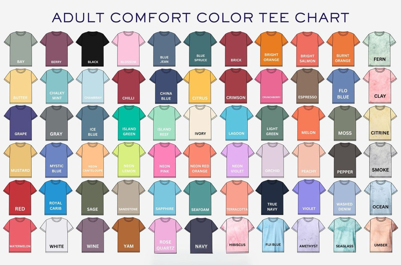 Custom Team Polkadot Tee (Comfort Colors)