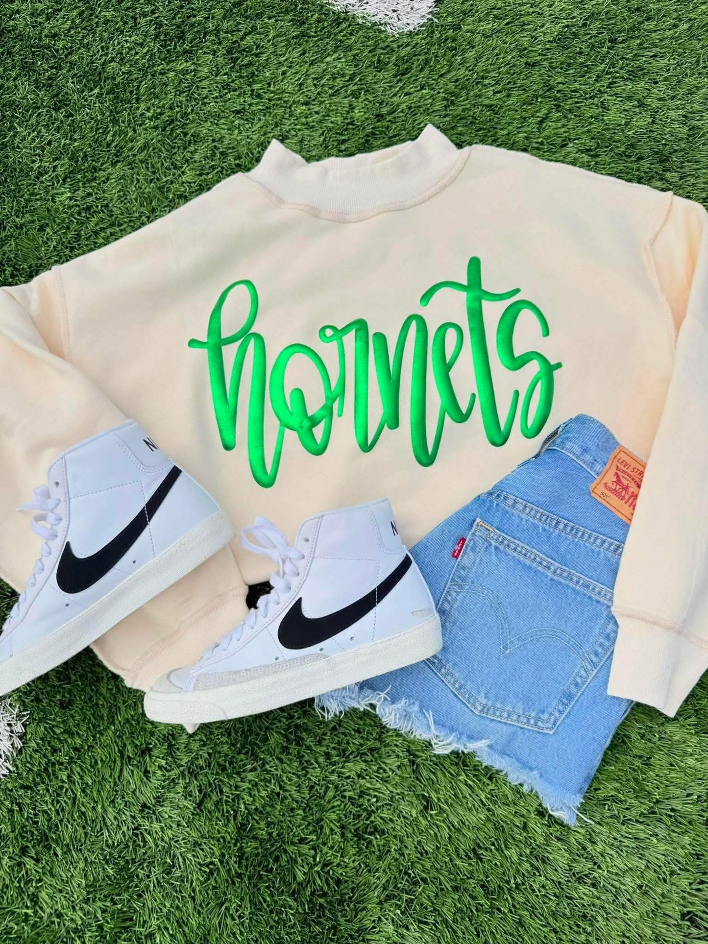 Custom Puff Letter Mocknecks