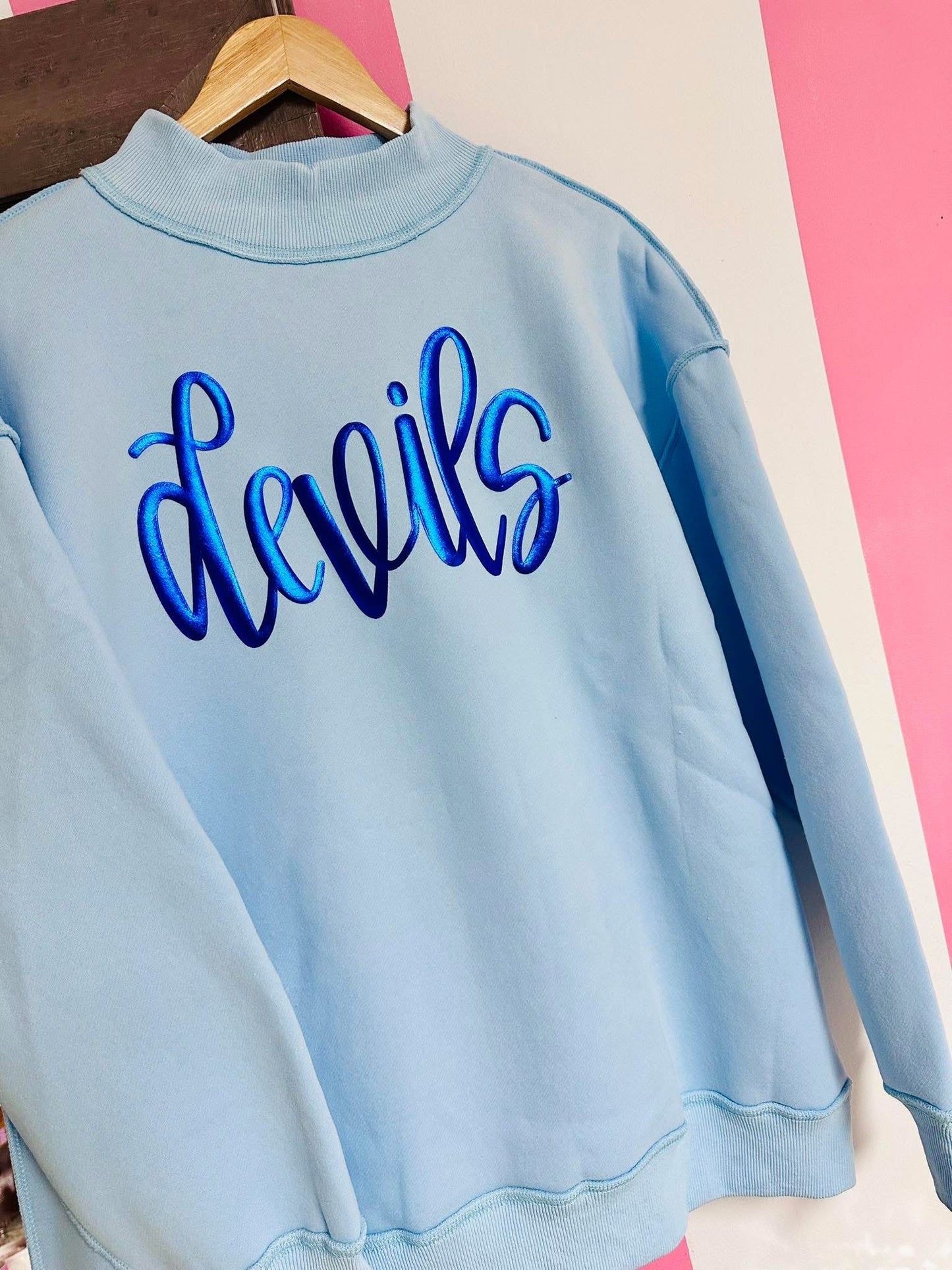 Custom Puff Letter Mocknecks