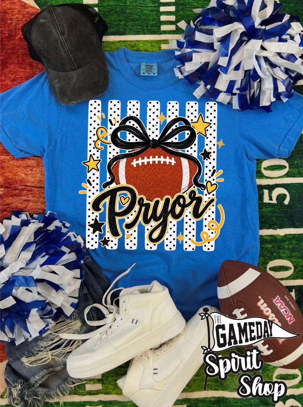 Pryor Football Stripe