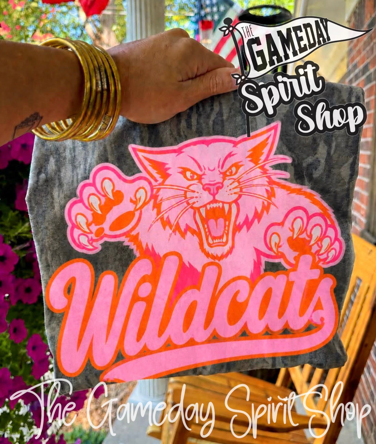 Pink and Orange Wildcats