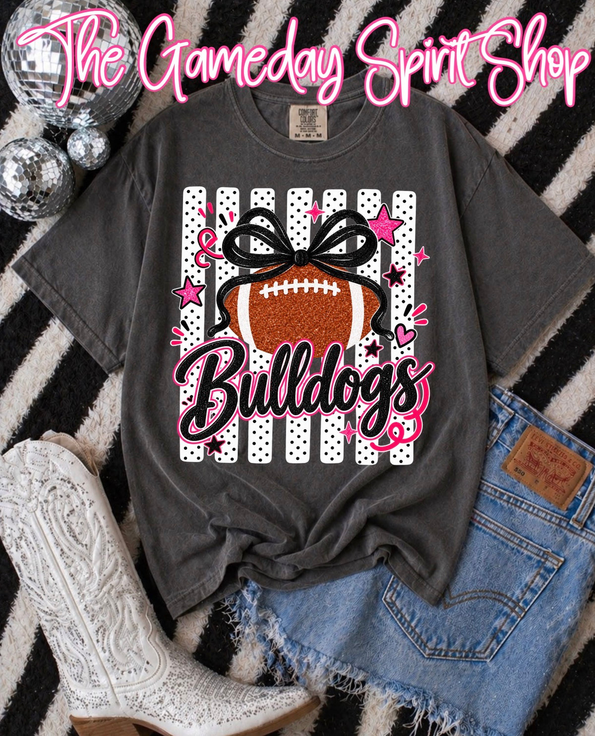 Bulldogs Football Stripe