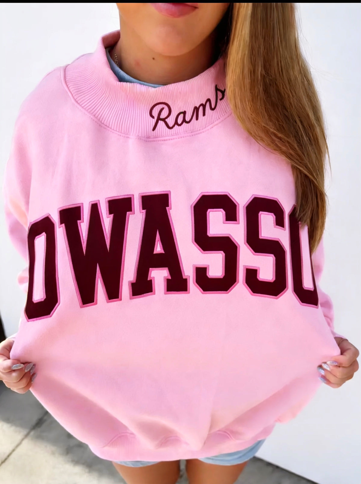 Owasso Mock Neck Sweatshirt (Oct Arrival)