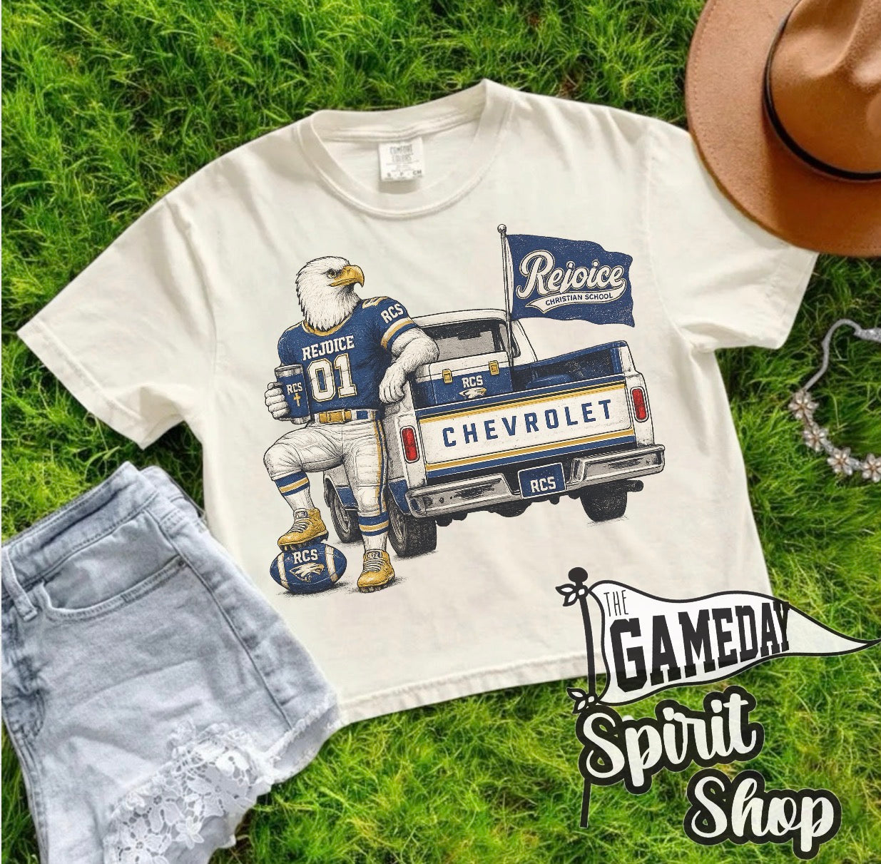 Rejoice Tailgate Club Boxy Crop (2 Colors)