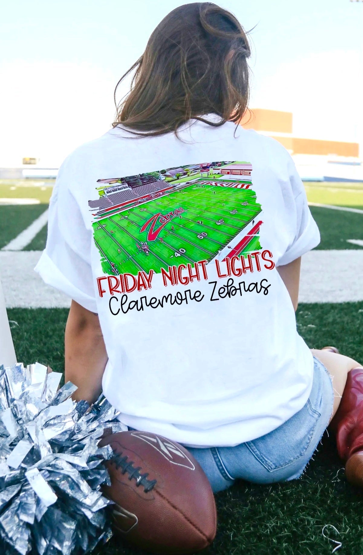 Claremore Zebras Watercolor Stadium