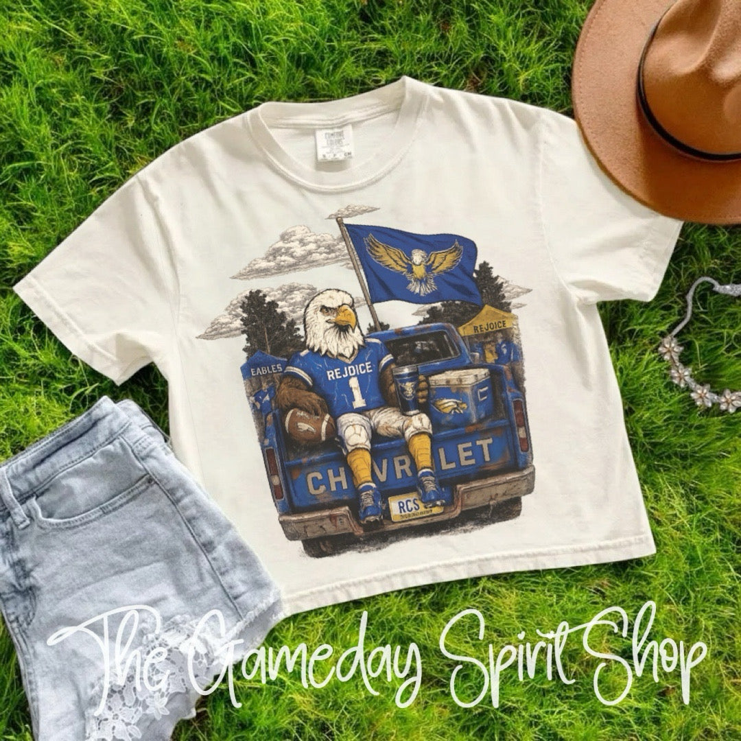 Tailgate Club CUSTOM Mascot Boxy Crop (2 Colors)