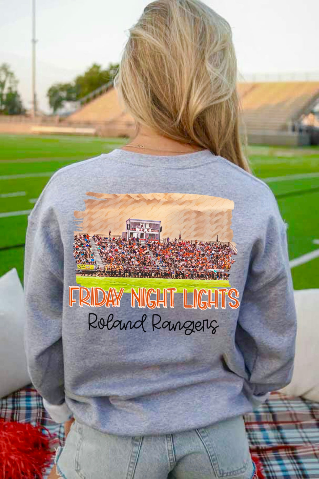 Roland Rangers Watercolor Stadium