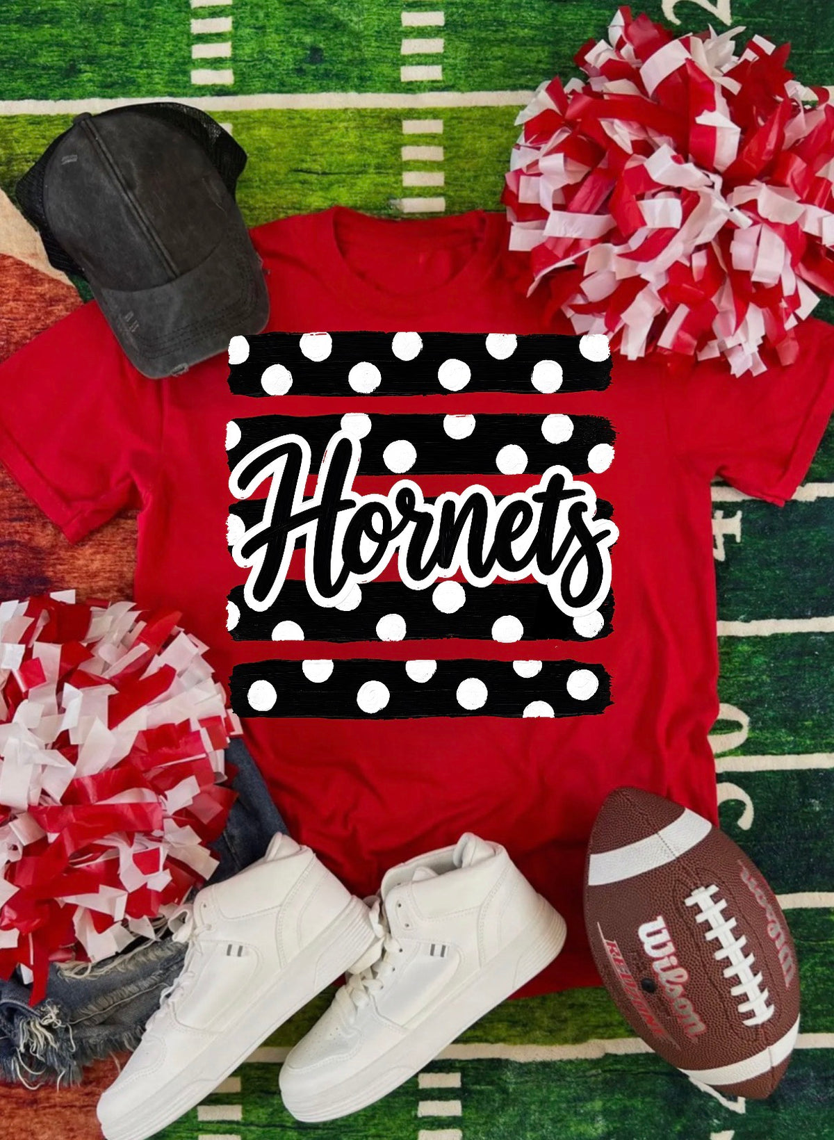 Hornets Polkadot Stripe