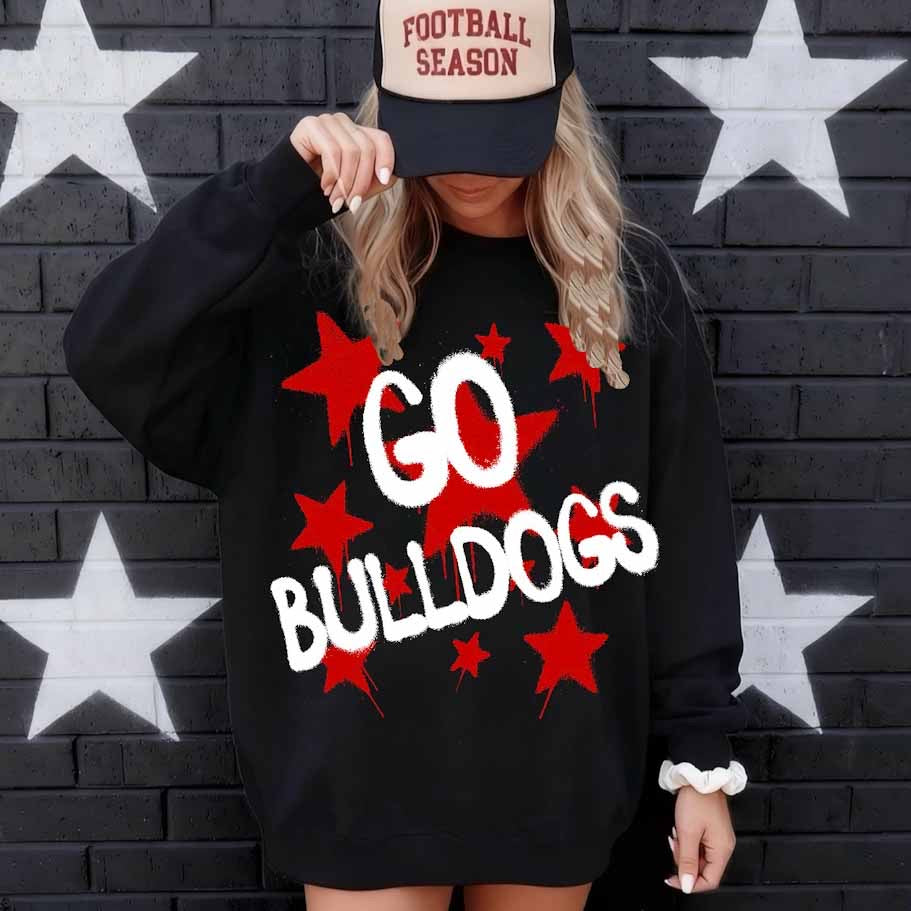 Go Bulldogs Graffiti Stars